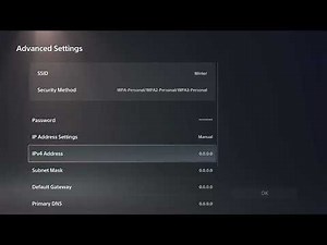 PS5 How to Change IP Address Settings