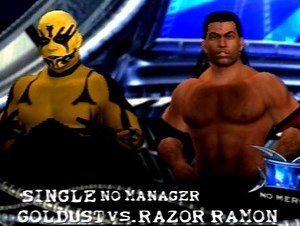 Goldust Vs Razor Ramon, Smackdown Vs Raw 2006