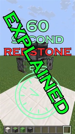 60 Second Redstone EXPLAINED: FLYING MACHINE