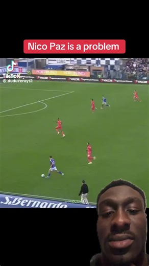 I can’t lie I haven’t watched a full game but it’s on my list for sure Paz looks too comfortable man leaving people in his dust! #footballtiktok #nicopaz #serieA #dbonball #realmadridfans