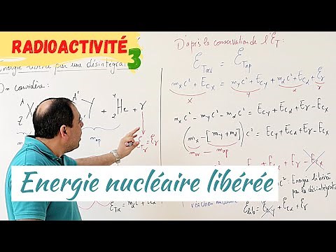 Radioactivité-3: Energie libérée par une désintégration/ Exercice d'application.