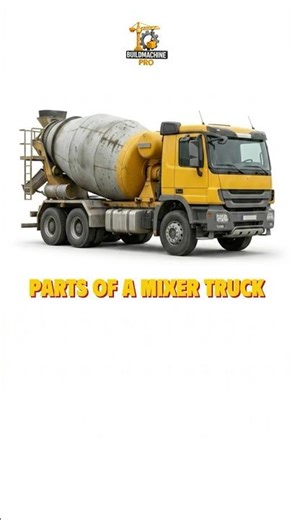 What Do They Call This on a Mixer Truck? #engineeringenglish #shorts #englishvocabulary