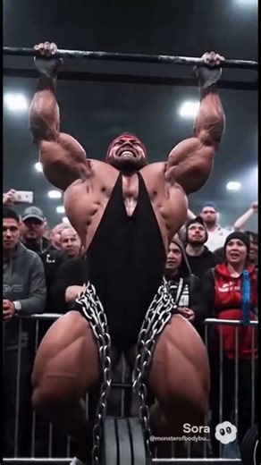 Biggest bodybuilder ever to do pull ups #bodybuilding #pullups #shredded