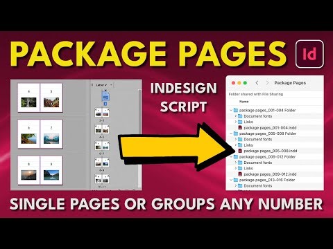 InDesign Script Package Pages