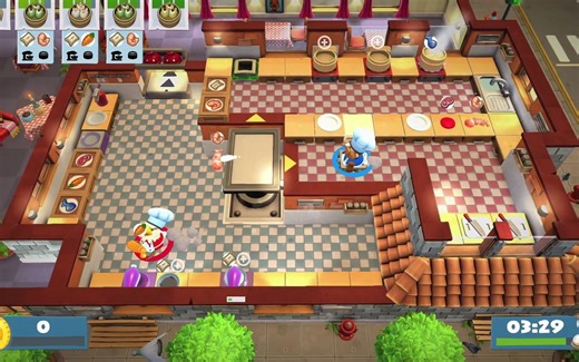 Overcooked2 胡闹厨房2 四星通关攻略 凯文3