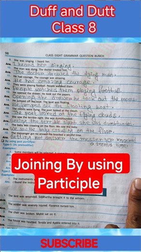joining #grammarexercises #class8#shorts#duffanddutt