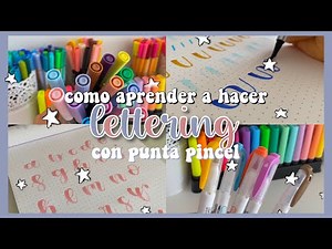 APRENDE A HACER LETTERING 🌟 tutorial para principiantes, tips para empezar… 🤍