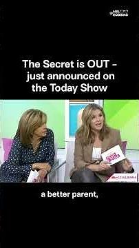 The secret is OUT - just announced on the Today Show | Mel Robbins