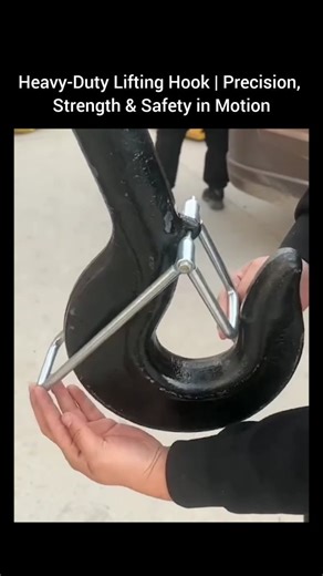 Engineering Gadgets on Instagram: "Heavy-Duty Lifting Hook | Precision, Strength & Safety in Motion This video offers a close-up look at a heavy-duty lifting hook—also known as a crane or rigging hook—one of the most critical components in industrial lifting operations. Acting as the direct connection point between the load and the lifting equipment, this small yet powerful element plays a major role in ensuring safety, stability, and efficiency on the jobsite. Each movement of the hook reflects