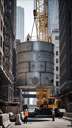 STEEL WATER TANK CRASHES DOWN — INSANE URBAN LIFT COLLAPSE! 🚧💥 #ConstructionFail #enggenering #fail