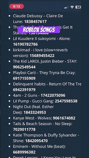 Roblox songs Id codes #roblox #song #music