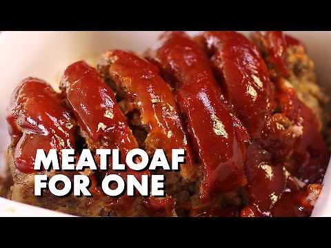 Meatloaf For One - A Comfort Food Classic!