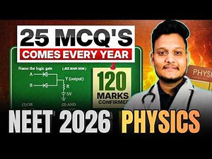 25 Most Repeated Physics PYQs for NEET 2026 | Chapter Wise Analysis | 120 + Marks Confirm