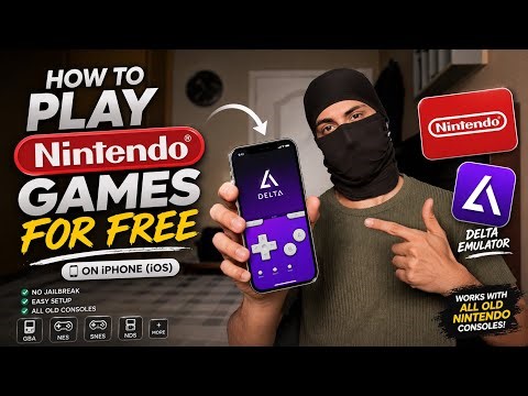 Play Old Nintendo Games FREE on iOS! Delta Emulator Setup (2026)