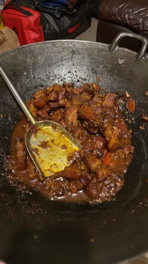 Pork Gurkha curry make wood fire uk