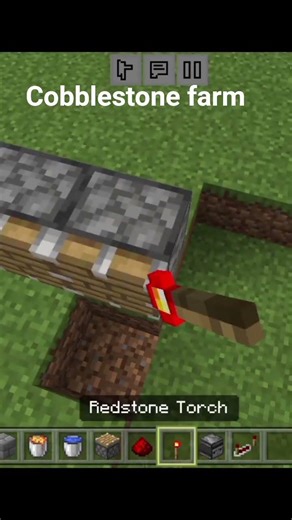 Minecraft cobblestone farm