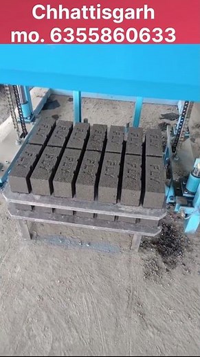 Fully Automatic fly ash bricks making machine Pressure with vibration system Raipur Raigarh Bilapsur