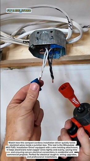 Milwaukee M12 FUEL Installation Driver with Wire Twisting Attachment