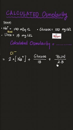 Can you help this hospital patient with his lab results? Calculated Osmolality