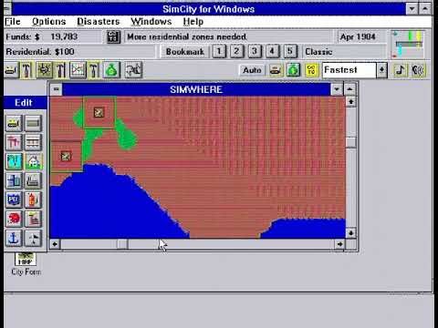 SimCity Classic (Magic DosBox Version 1.0.101) Android Games Test-2 (Windows 3.x)