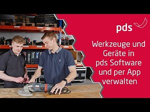 pds Werkzeug- und Geräteverwaltung | Gerätemanagement im Handwerk | pds Werkzeug App [2022]