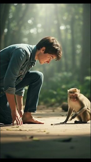 Monkey Gets Confused by the Invisible Box 😂 | Funniest Monkey Reaction