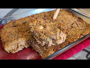 Cornbread dressing from scratch | Made with fresh cornbread gizzards chicken thigh meat and ham