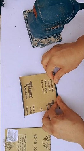 Bosch GSS 1400 Pro Proper Sandpaper Preparation: How to Properly and best way to install Sandpaper