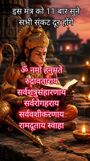 Power Full Mantra Of Hanuman हनुमान जी का शक्तिशाली मंत्र