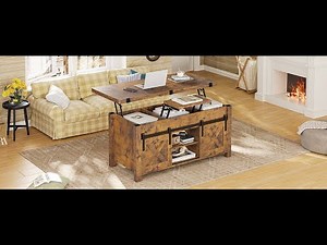 How to Install | SEDETA Lift Top Coffee Table 4 in 1 Multi-Function Convertible Coffee Tables