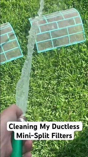 Cleaning my MRCOOL ductless mini-split filters! #mrcool #minisplit #minisplitfilter #mrcoolfilter