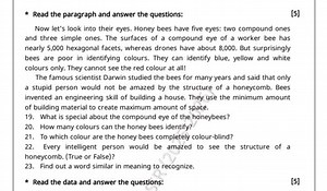 Read the paragraph and answer the questions:Now let's look in... | Filo