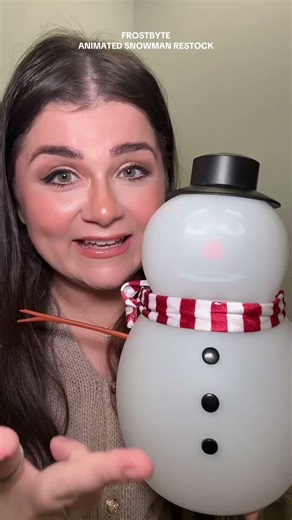 Meet Frostbyte, the animated snowman who sings, talks, jokes, and brings instant Christmas magic to