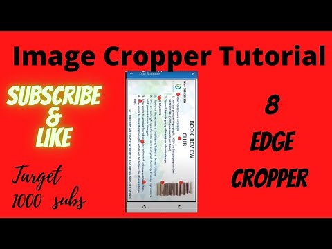 Doc scanner / Cam scanner Flutter 8 Edge Image Cropper Tutorial Using OpenCV. With Source Code.