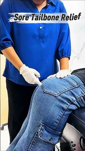 tail bone adjustment treatment without medicine #chiropractor #tailbone #chiropracticadjustment