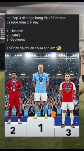 Đúng không anh em #haaland #gyokeres #ekitike #PremierLeague #bongda