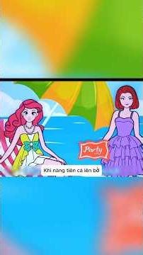 Hoạt hình giấy - Nàng Tiên Cá và sự cố tại bữa tiệc |Tập 2|#hoathinh #youtubeshorts #thieunhivuinhon