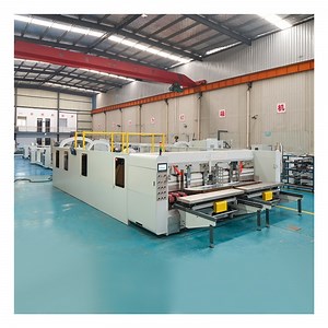 [Hot Item] Large-Scale Big Size Full Automatic Double Pieces Folding Gluing Stitching Machine for Corrugated Carton Machinery