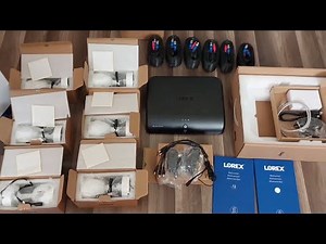 LOREX 4K Ultra HD 8-Channel DVR Security System with 6 Cameras