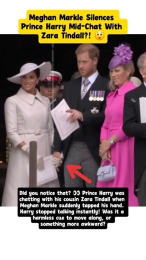 Meghan Markle Silences Prince Harry Mid-Chat With Zara Tindall?! 😲 #meghanmarkles #royaldrama #harry
