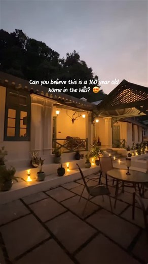 The kind of place that makes you want to write letters, light fires & stay here forever.✨🌿 📍The Emily Chalet in Nainital 7 Rooms | 21 Guests ✨ A timeless 1864 colonial estate nestled amidst pine forests ✨ Arched windows, sloping roofs & antique decor that exude old-world charm ✨ Cosy indoor fireplace & al fresco dining for misty mountain mornings ✨ Dedicated BBQ setup & bonfire evenings under starry skies ✨ Ideal for family escapes, romantic retreats & slow travel seekers Where heritage whispe