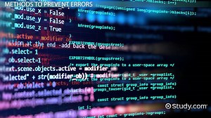Errors in JavaScript: Types, Methods & Prevention - Video | Study.com
