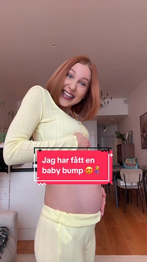 Äntligen en baby bump! Gravidlivet börjar