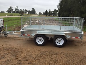 [Hot Item] Australia Standard Galvanized Double Axle Farm /Car/Box/Utility Trailer