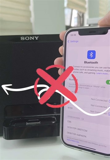 Bluetooth issue with old speakers?🔊 No worries!😉 #sony #bluetooth #audio #bluetoothreceiver #sonyspeakers