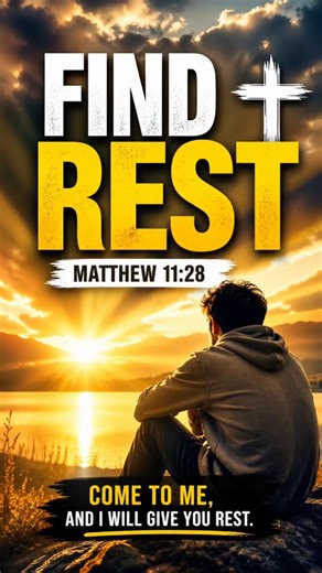 Feeling Tired? God Has a Message for You 🙏 | Matthew 11:28