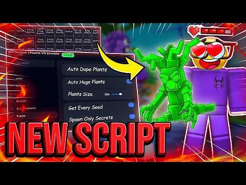 Plants vs Brainrots Script – Moon Hub GUI (NO KEY) | Merge Madness Update 🔥 Auto Farm & Dupe