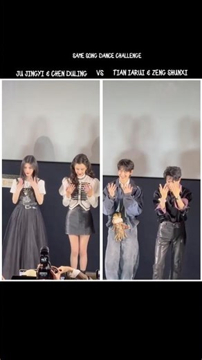 Same song dance challenge😁 Girls vs Boys🫰 #veilofshadows #shorts #viral