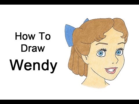 How to Draw Wendy Darling from Peter Pan