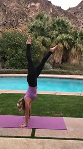 #WorkoutWednesday Stay young!! Stay active!! Try something new today - maybe even a handstand!?!? (You can use the wall too) Mix it up and get out of your comfort zone! www.deniseaustin.com | Denise Austin